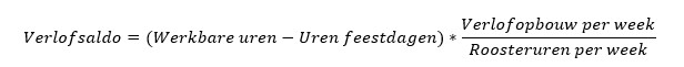 Hrm_Verlof obv aanvullende roosteruren werkbare uren excl feestdagen 1