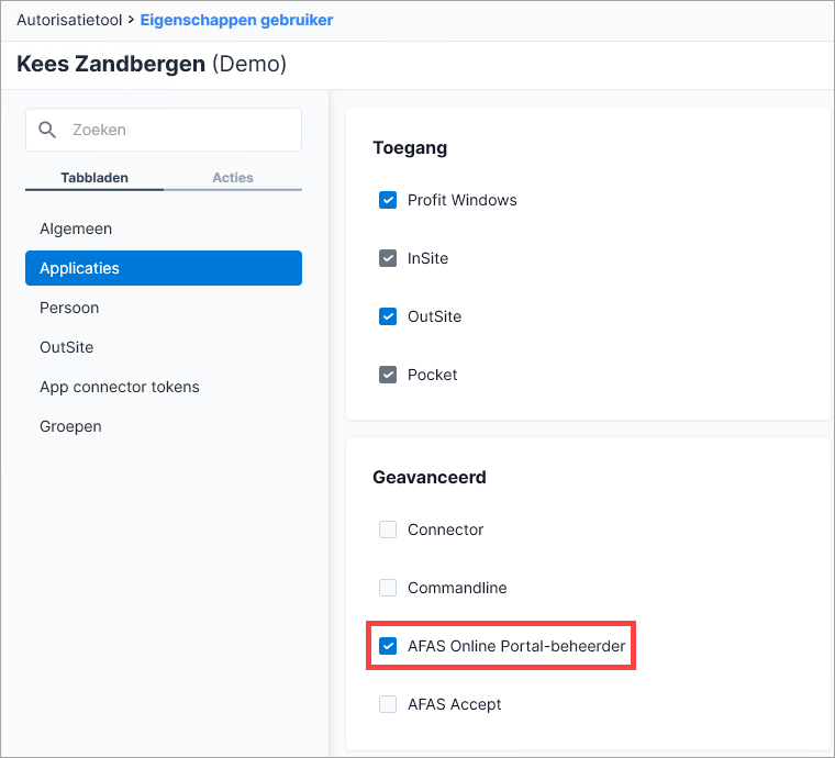 2FA - Beheer - Overstappen (proc -mail gebruiker) - e0mail