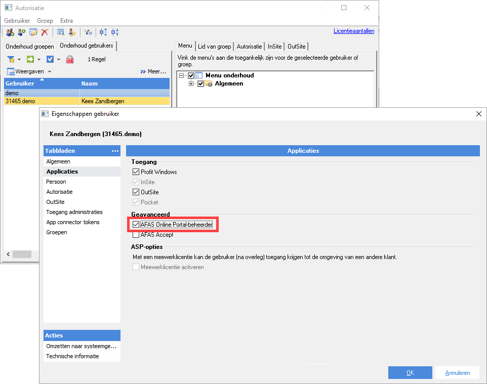2FA - Beheer - Overstappen (proc -mail gebruiker) - e0mail