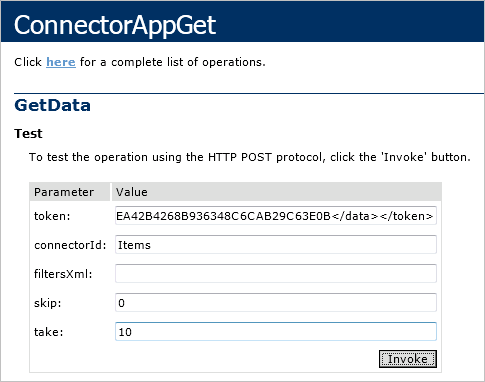 App_Cnr App connector GetConnector aanroepen