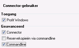 App_Conn GS Lokaal gebruiker toevoegen en autoriseren - menu