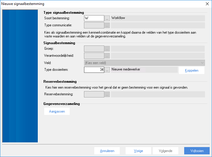 App_Signaal met workflow - signaal toevoegen - koppelen