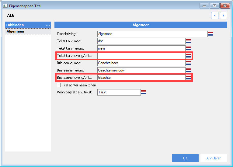 Crm_Titel/aanhef Nieuw in Profit 15