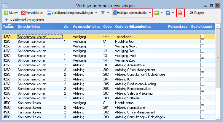 Fin_Verbijzonderingstoewijzingen collectief verwijderen