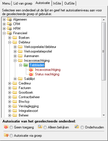 Fin_Incassomachtigingen autoriseren