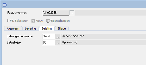 Fin_Automatische incasso verrichten met betaaltermijnen