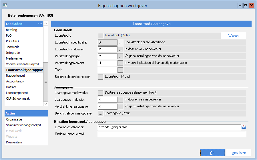 Pay_Instellingen loonstrook per werkgever