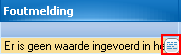 Oplossing meldingen
