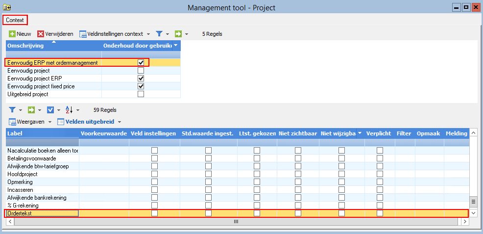 Pro_Veld instellen in projectprofiel (10)