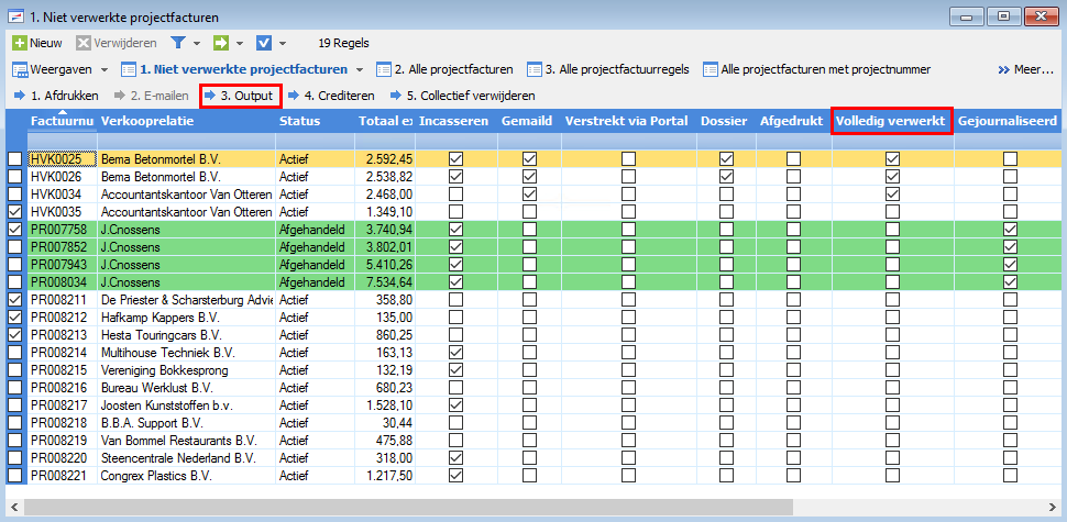 Pro_Projectfacturen verstrekken via Output (10)