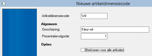 Stock_Artikeldimensie toevoegen 2