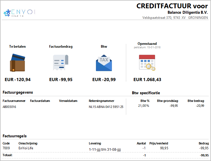 Sub_Abonnement crediteren